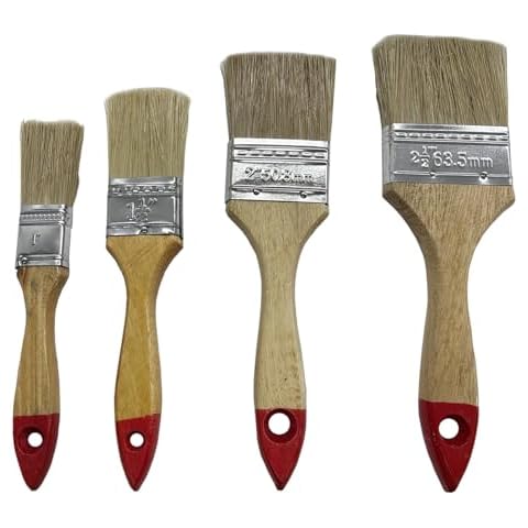 iCovalescent Set of 4 Flat Paint Brushes Cover