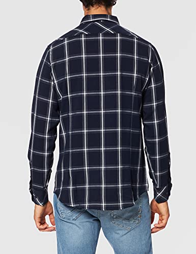 Urban Classics Basic Check Shirt Camicia, Blu