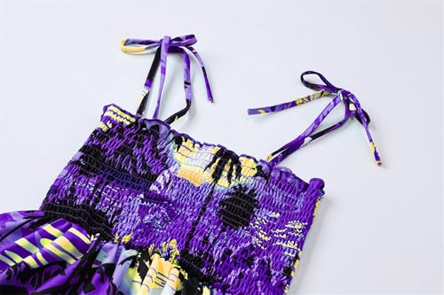 Image of Cromoncent Matching Hawaiian Outfits for Family, Dad and Son Matching Luau Beach Tropical Shirts Mommy Daughter Tropical Sets