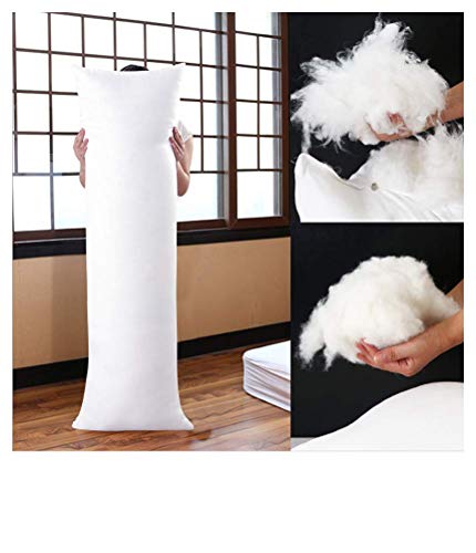 FUYAO Anime Body Pillow Inner Insert, 60x180cm Long Dakimakura Hugging Body Pillow Core White Insert for Comfortable Sleep and Relaxation
