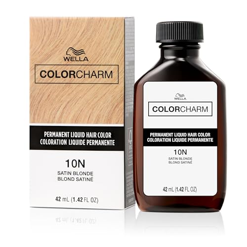Image of WELLA Color Charm Permanent Liquid Hair Color for Gray Coverage, Natural Light Blonde