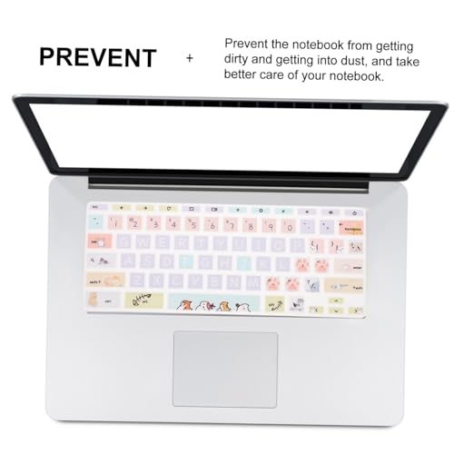 Protector teclado portátil de diseño integral para trabajar sin manchas 3