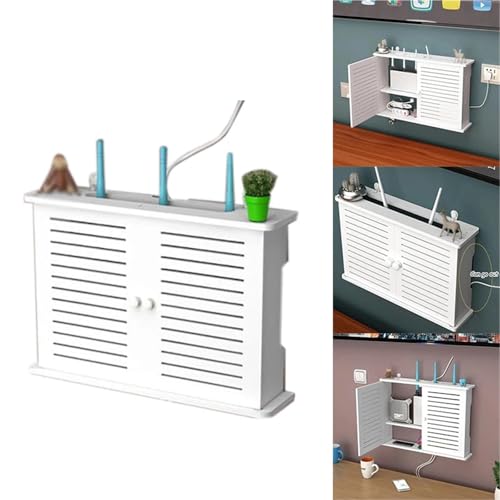 Étagère murale routeur Wifi chic pour dissimuler les câbles - 3