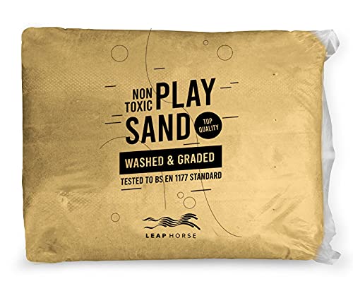 CERTIFIED Children’s Play Sand, Non Toxic,, Natural Washed Play Pit, Safe for Kids (50kg)