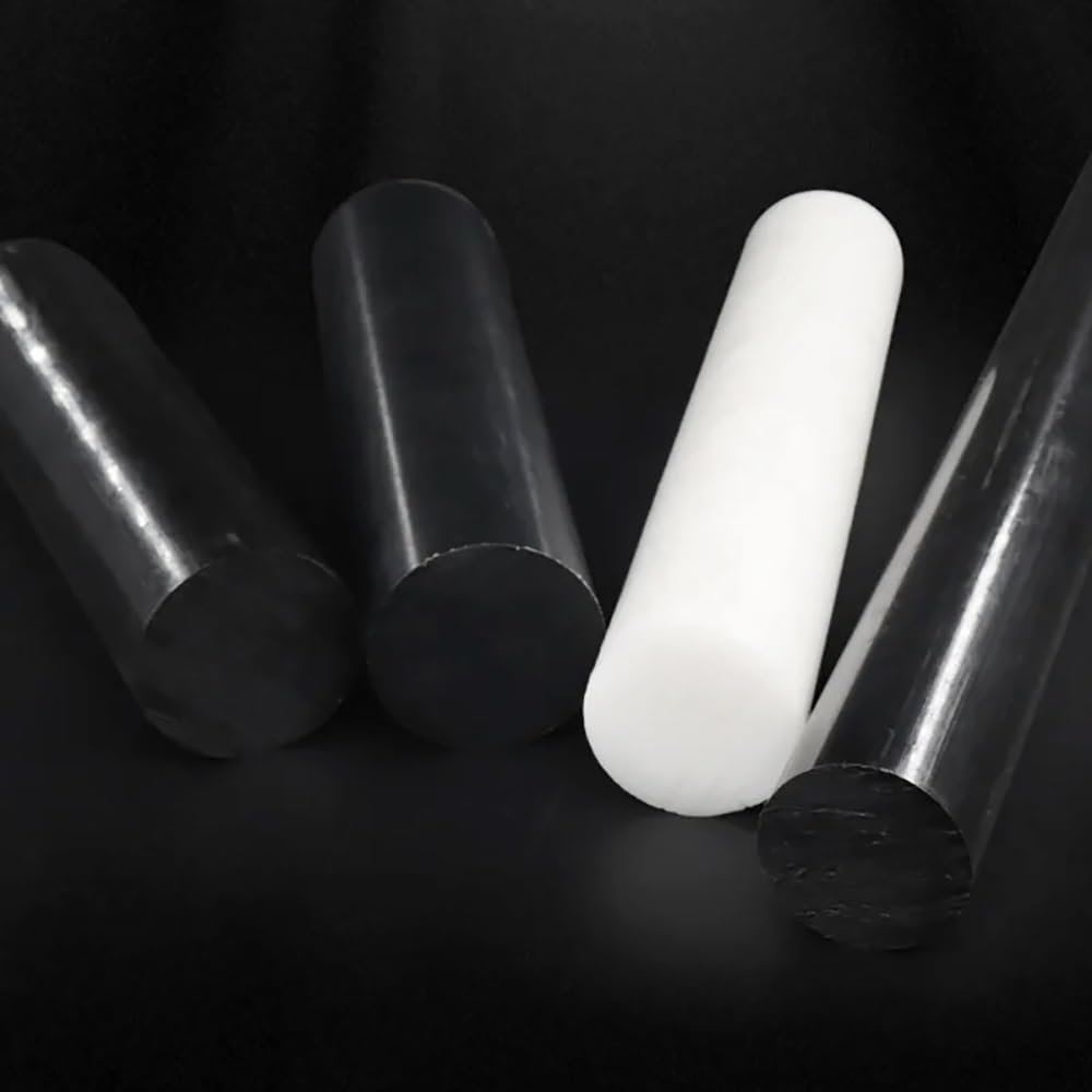 1 Stück 500 mm POM-Stangen, anpassbare Durchmesseroptionen, 5–100 mm, for Maschinen, Bauanwendungen, Präzisionsteile(White,100x500mm)