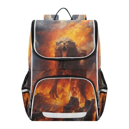 Sac à dos Lion en Colère grand volume pour transporter tous les livres scolaires sans effort