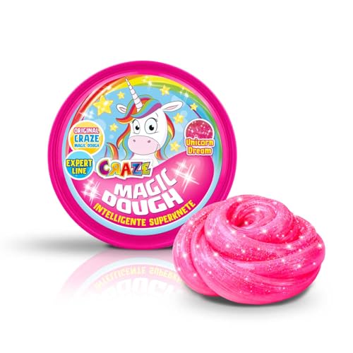 Craze Plastilina para niños Magic Dough Expert Inteligente Rosa Pasta Unicornio...