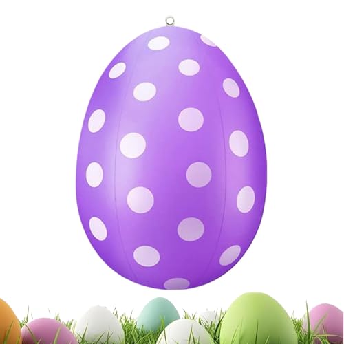 Huevos de Pascua gigantes decoraciones de huevos,Decoración de Pascua,Decoración de Pascua 60 cm Huevo de Pascua Decoración para Pascua, escaparate, para presentación de mercancías, jardín (B)