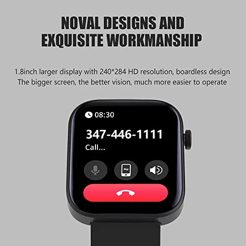 Vomepea Smart Watch(Answer/Make Call), Fitness Tracker With Heart Rate Monitor, Smartwatches 1.9" Touch Screen Ip68 Waterproof Sleep Monitoring Pedometer Smart Watch For Men Women #TOP4