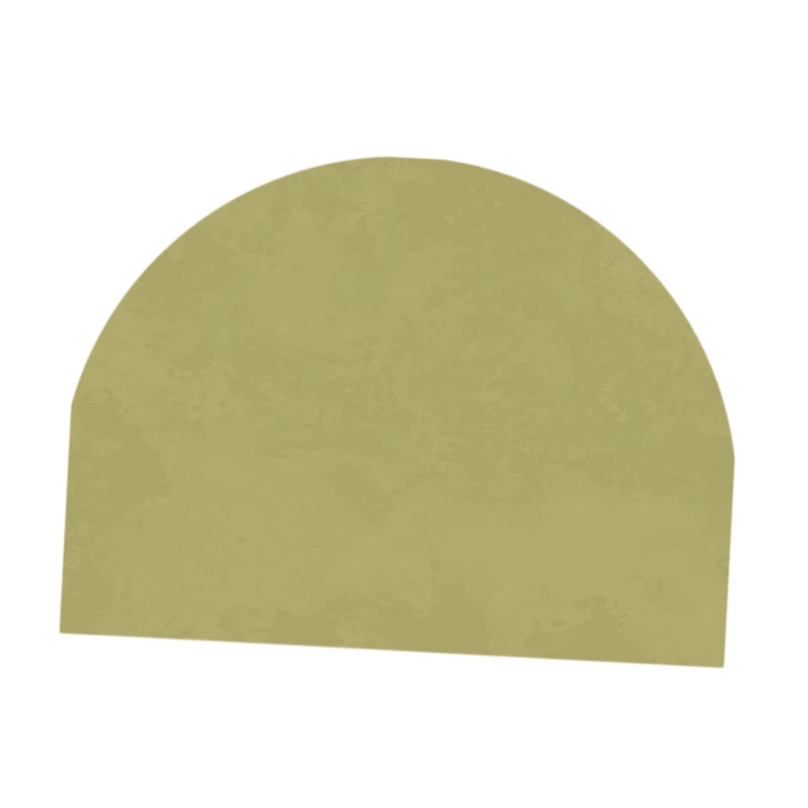 de Pared con Forma de Arco, de PVC, con Diseño Geométrico, Resistente Al Agua, Estilo Bohemio, Removible Y Adecuado para Sala de Estar, Dormi, Amarillo Verde, Individual