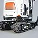 wheelfun JX Model 1/14 E20 RC Hydraulic Excavator 4-Way Reversing Valve Mini Remote Control Digger Sound System Motor Servo ESC Hobby Grade Model