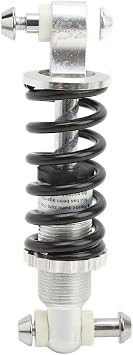 125mm Bike Rear Shock Absorber 300lbs Aluminum Alloy Spring Suspension for Mountain Bikes & E-Bikes - 8mm Screw Diameter