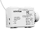 Leviton WST12-10 LevNet RF Threaded Mount 5-Wire 1500 Relay Receiver, 120VAC