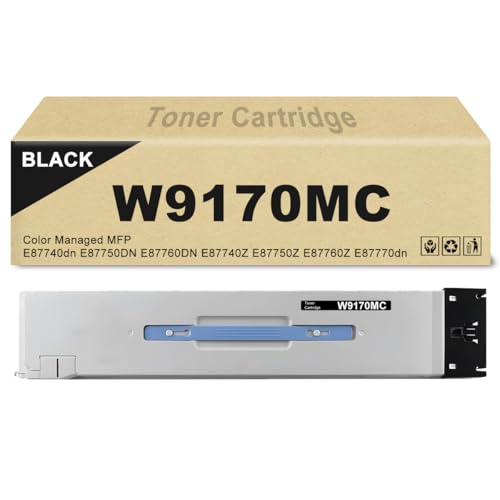 Toner W9170MC noir pour remplacer les consommables des multifonctions HP E87750Z