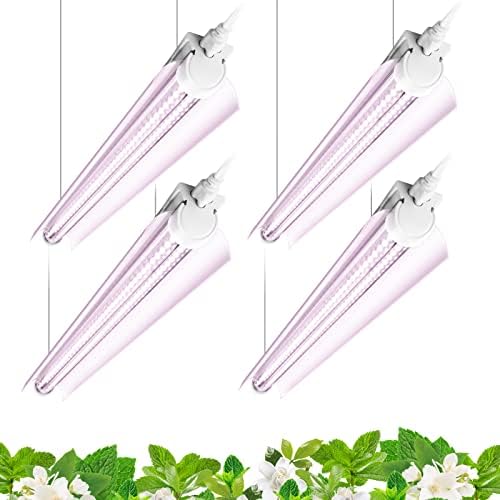 Barrina Grow Light, 96W(4 x 24W, 600W Equivalent), 2ft T8, Super ...