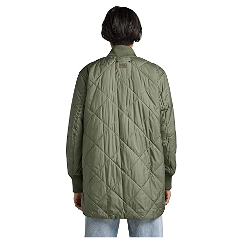 G-STAR RAW Women's Padded Bomber Collar Jacket, Green (lt Hunter B958-8165), M