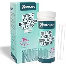 25 Strips Rapid Results Saliva Nitric Oxide Test Strips Cardiovascular Health Support Healthy Monitoring for Athletes Overall Health and Circulation Track NO Levels