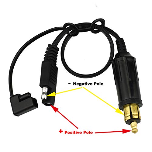 Image of DIN Hella Plug to SAE Adapter Connector for BMW Motorcycle