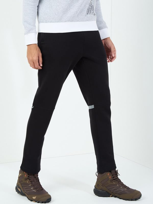 Image of Wildcraft Men Regular Mid Rise Cotton Blend Pants | Trousers |
