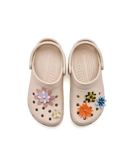 Image of Crocs Unisex Jibbitz Around The World Leather Boho Floral One Size