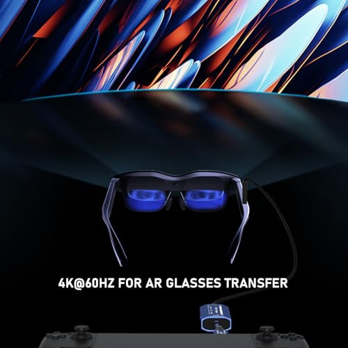 Adaptateur lunettes AR grand écran virtuel 4K dans le train pour Switch et Steam Deck - 3