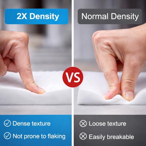 Image of Magic Eraser Sponge Pack of 10 | Multipurpose Melamine Cleaning Sponge | Removes Tough Stains with Water Only | Kitchen, Bathroom, Walls, Shoes Cleaner | Chemical-Free Foam Cleaner
