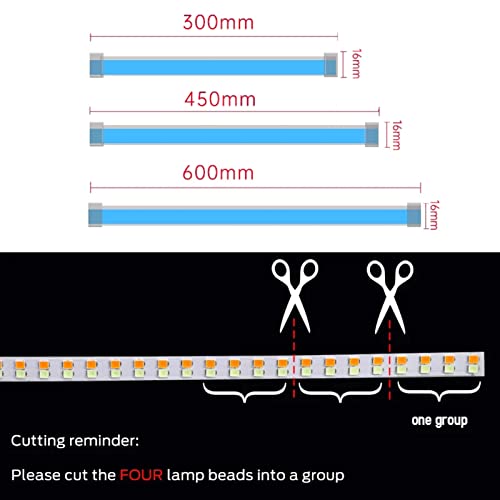 Jinrui-T 2Pcs 24 Inch Led Strip Lights For Cars Led Headlight Strip Switchback Sequential Led Strip Daytime Running Lights Turn Signal Bulb Drl Amber/Yellow & White #TOP2