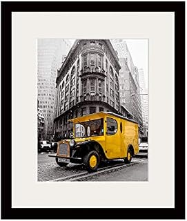 Art Emotion Solid Wood Picture Frame with 2MM Reinforced Glass, Black 16x20 Frame