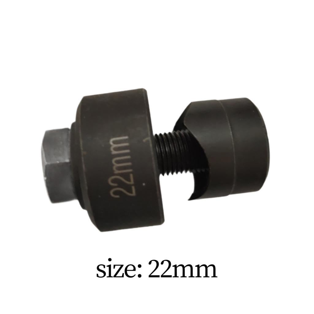 F Fityle Herramienta perforadora de chapa de metal, perforadora manual, alta precisión, herramienta perforadora, troquel y perforadora, para placa de acero, 22mm