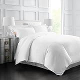 Tula Linen 700 Thread Count 100% Egyptian Cotton 1pc Duvet Cover Luxury Soft, Colors, Emperor-White
