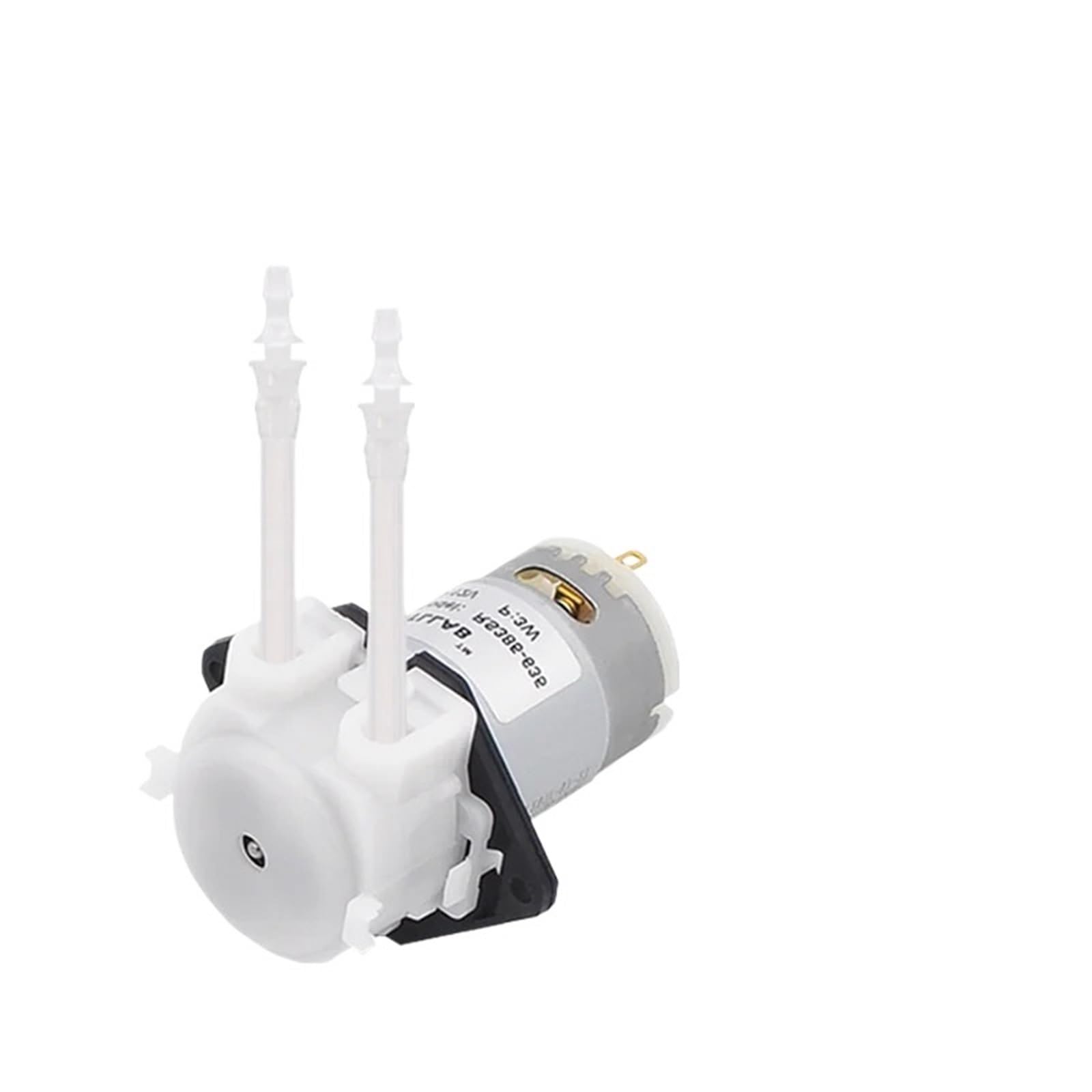 Bomba peristáltica de 12 V con velocidad ajustable.