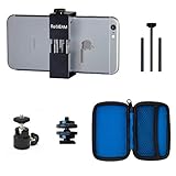 RETICAM® Smartphone Mounting Kit #1 - Smartphone Tripod Mount (Standard Size with XL Conversion Kit), Mini Ball Head and Hot Shoe Adapter