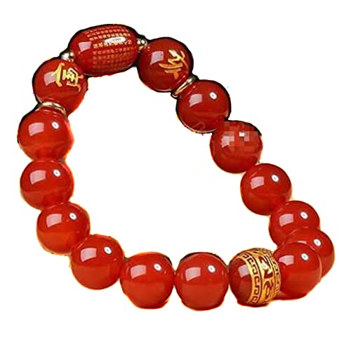Bracelet chakra agate rouge yxwyxwa pour équilibrer les énergies vitales