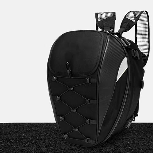 JicSuXi Capacete Bolsa Motocicleta Equitação Mochila Mochila Multiuso Capacete Bolsa de Mão para Via