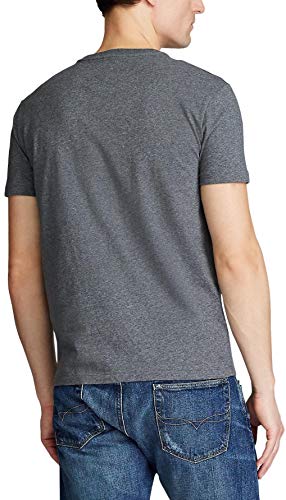 Image of Polo Ralph Lauren Mens Crew Neck T-Shirt (XL, DarkGreyHtr)