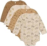 PIPPI Body Wrap AO Printed (4 Pack), Maillot de Corps Mixte bébé,