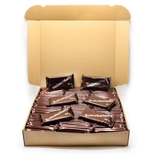 100 x 50 g BW-Schokolade – Original Bundeswehr-Produktion | 45 {4ba19fd61e3fad772807ea83f38c4d070ea9278fcc3fa2f8ec2cf6a76641ad7a} Kakao | Einzelverpackt & lange haltbar | Für Notvorrat, Outdoor, Camping & EPa | Energiequelle für Prepper & Einsatzkräfte 100 x 50 g BW-Schokolade – Original Bundeswehr-Produktion | 45 {4ba19fd61e3fad772807ea83f38c4d070ea9278fcc3fa2f8ec2cf6a76641ad7a} Kakao | Einzelverpackt & lange haltbar | Für Notvorrat, Outdoor, Camping & EPa | Energiequelle für Prepper & Einsatzkräfte