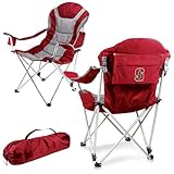 PICNIC TIME NCAA Stanford Cardinal Reclining Camp Chair, Red