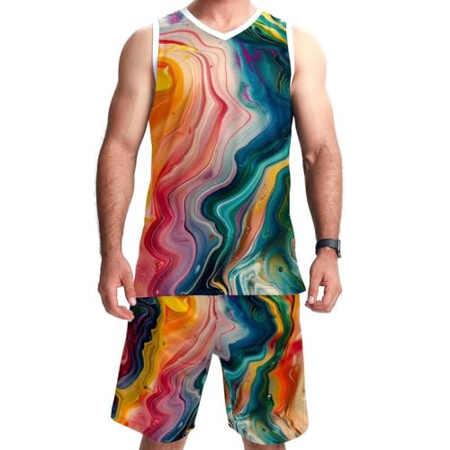 Combinaison de basket-ball pour homme tenue équipe vêtement de sport unisexe 5XL