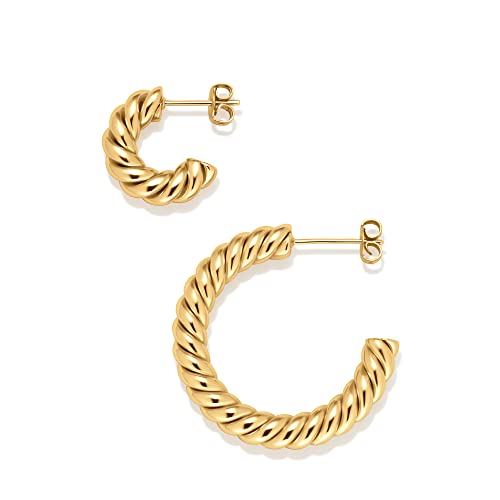 Amazon Essentials Sterling Silver Twisted Rope Hoop4