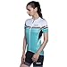 Womens Cycling Jersey Short Sleeve Ladies Bike Shirt Cycle Tops with Pockets Full-Zip Green
