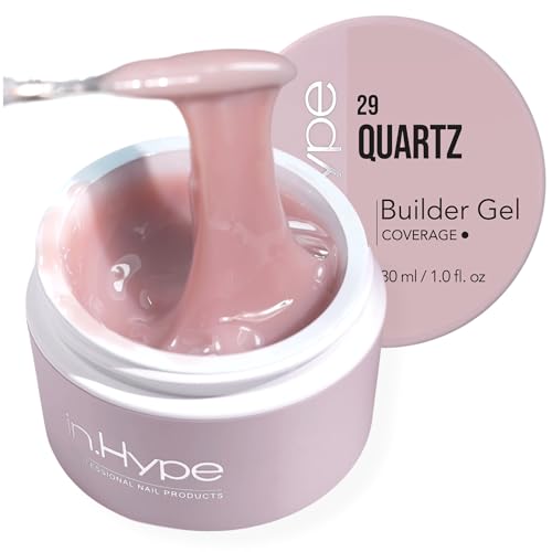 IN.HYPE UV/LED Professional Hard/Builder Gel for Nail Extension/Strengthening/Overlays File Off (Quartz #29)