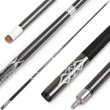 Kmise Pool Stick, 58-Inch Fiberglass Graphite Composite Billiard Pool Cue Sticks for Professional Billiard Players (Multiple Colos,18,19,20 Oz)