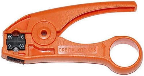 OTT-UCS Cable Stripper for RG59 RG6 RG6 Tri & Quad Shield Cables