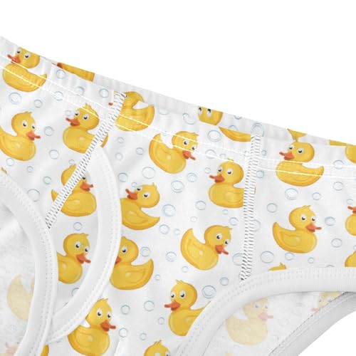 Boys' Exclusive Briefs Toddler Underwear 95% Combed Cotton Boxerbriefs 2T Rubber Duck Pattern 484