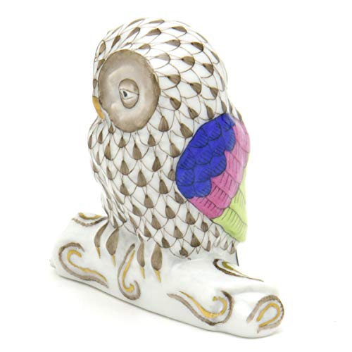 ヘレンド ふくろう 止まり木 フィギュリン ミミズク フクロウ 置物 ヘレンド ふくろう 止まり木 フィギュリン ミミズク フクロウ 置物