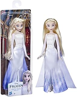 Hasbro Disney Frozen 2 Queen Elsa Shimmer Fashion Doll, Toy for Children 3 Years Old and Up, Multicolor, One Size, (F3523)