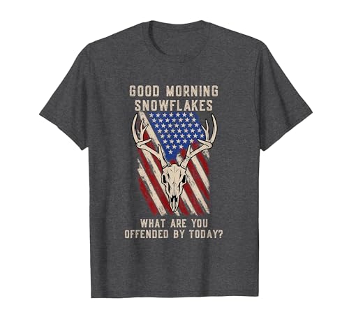 Funny Anti Liberal Woke Conservative T-Shirt, Men, Dark Heather Grey, XX-Large