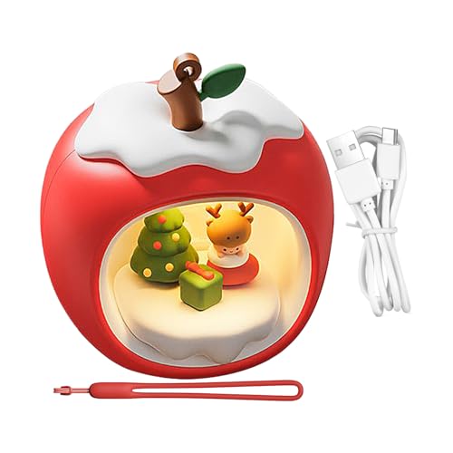 Veilleuse de Noël lumière rechargeable suspendue pour éclairage intérieur de fête