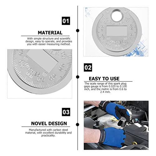 FAVOMOTO 2 Pcs Fio de Faísca Velas de Gapsiga Ferramenta Portátil de Aço Carbono de Aço Carbono